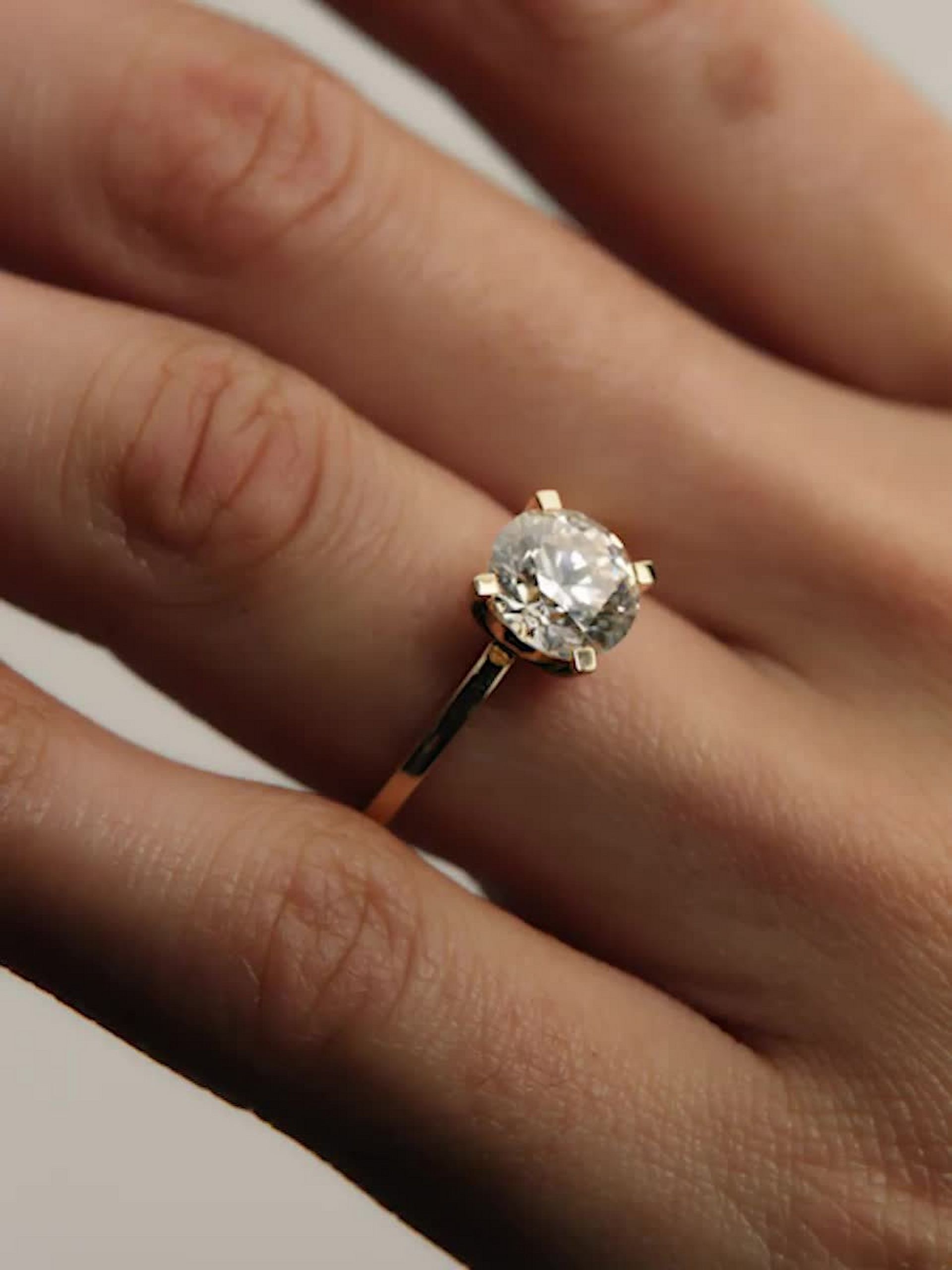 Pandora Era 14k Gold Lab-grown Diamond Ring