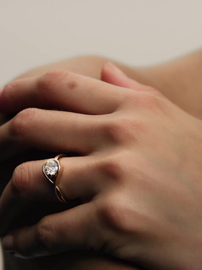 Pandora Infinite 14k Gold Lab-grown Diamond Ring