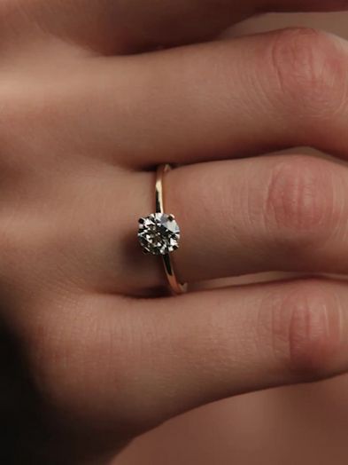 Pandora Era 14k Gold Lab-grown Diamond Ring