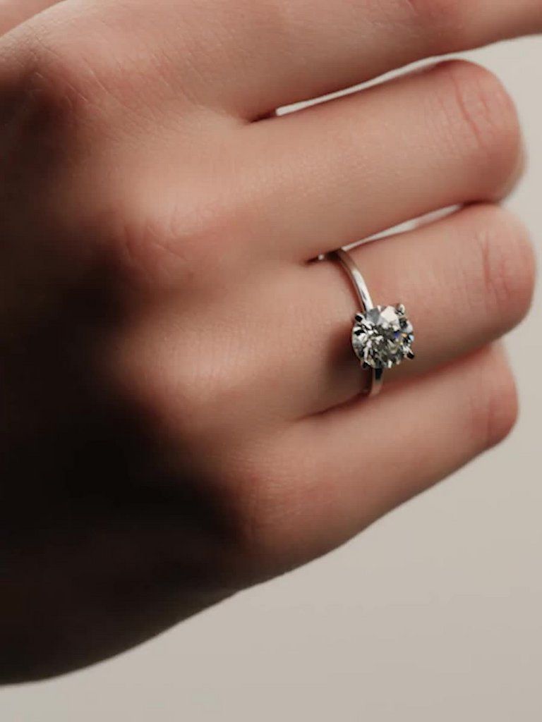 Pandora Era 14k White Gold Lab-grown Diamond Ring