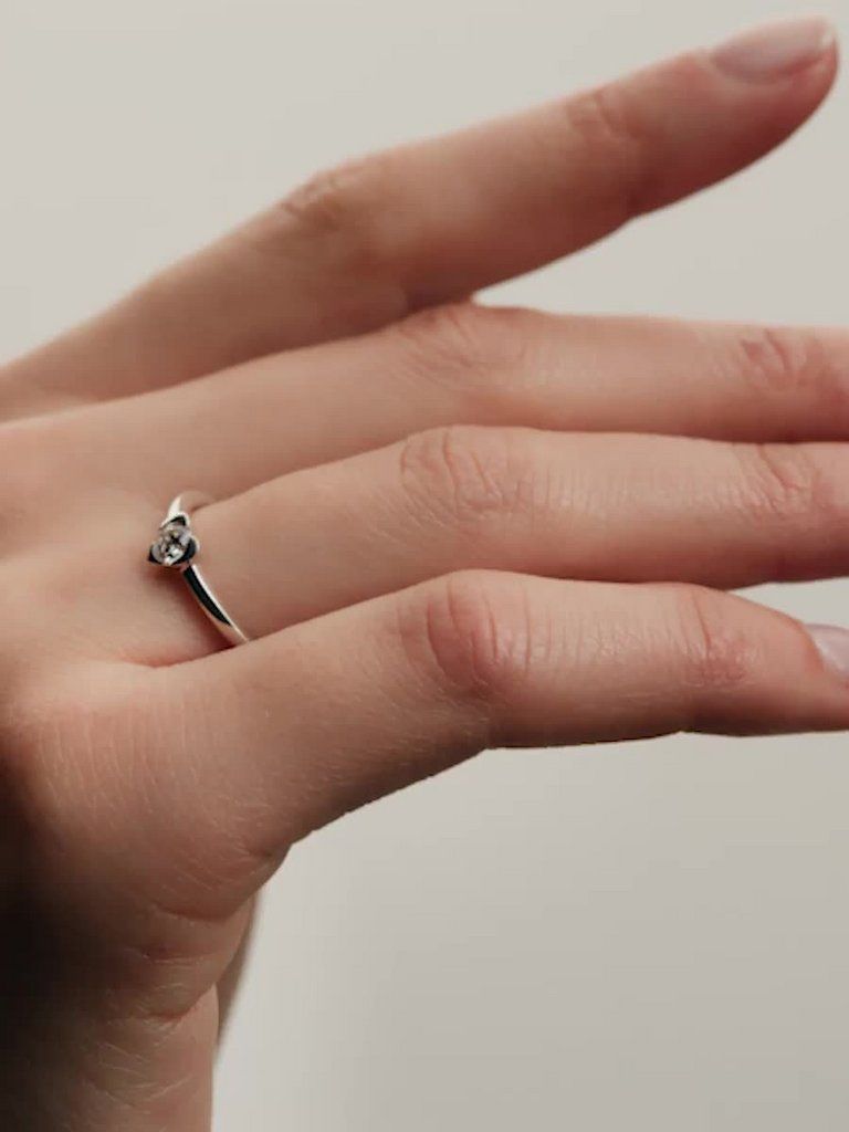 Pandora Talisman Sterling Silver Lab-grown Diamond Heart Ring