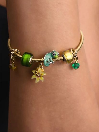 PANDORA DISNEY パンドラ プリセンス ブレスレット　チャーム パンドラ Pandora ミッキーマウス チャーム ブレスレット White