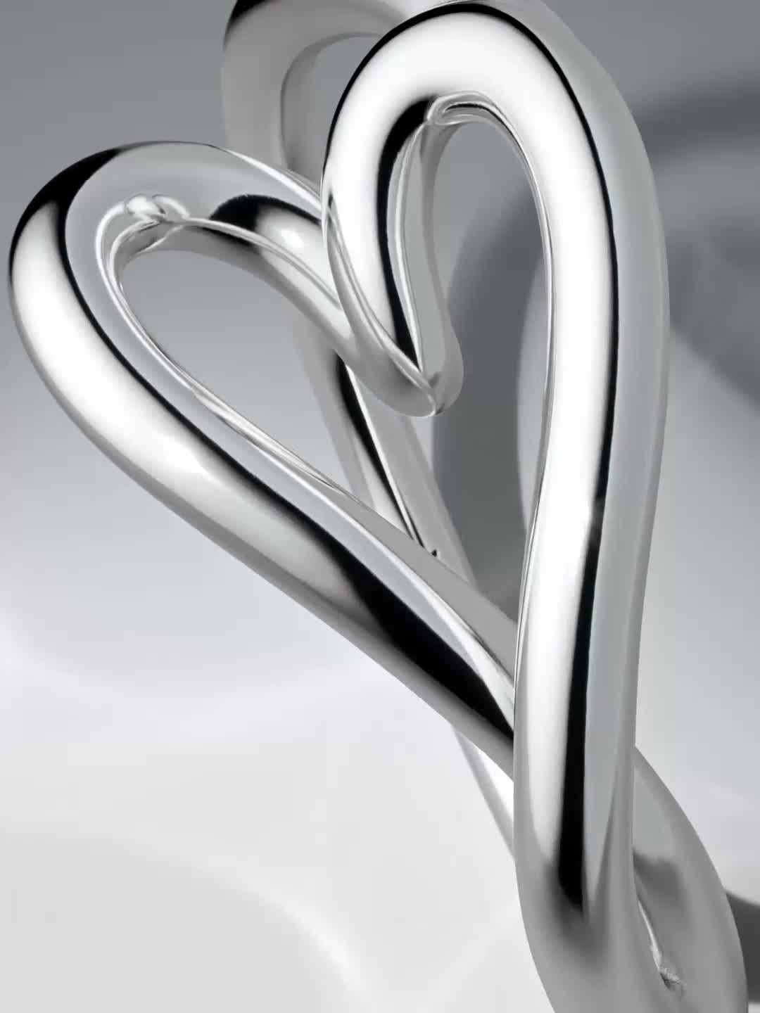 Organically Shaped Heart Small Ring