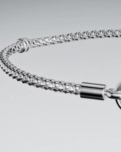 新品　PANDORA スタッドチェーンブレスレット PANDORA ブレスレット Pandora Moments スタッディド チェーン