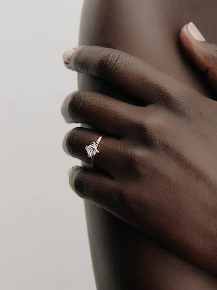 Pandora Nova 14k Gold Lab-grown Diamond Ring