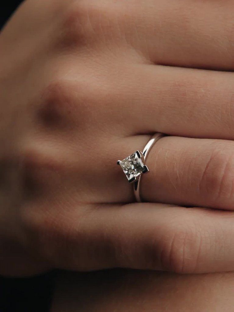 Pandora Nova 14k White Gold Lab-grown Diamond Ring