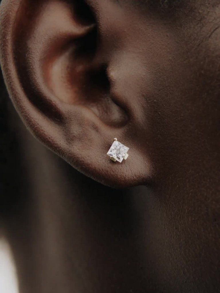 Pandora Nova 14k Gold Lab-grown Diamond Earrings