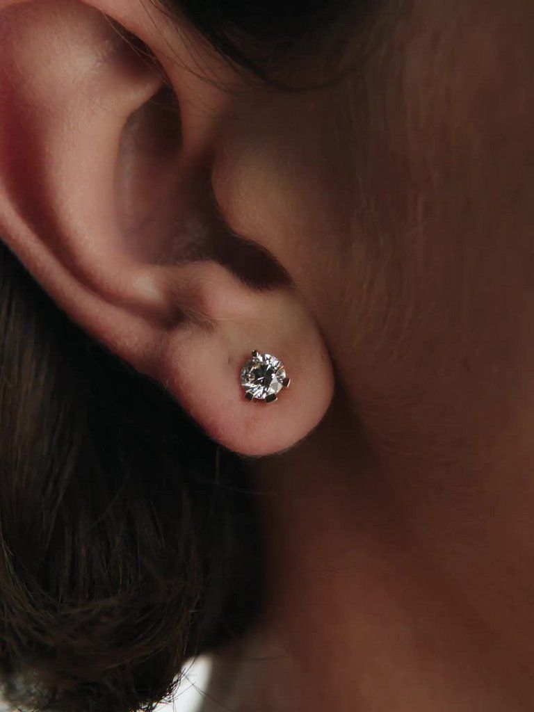 Pandora Nova 14k Gold Lab-grown Diamond Earrings