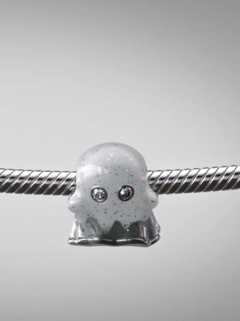 Glow-in-the-dark Boo Ghost Charm