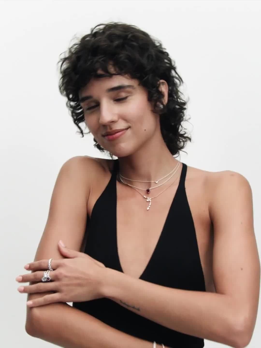 Band of Clear Hearts Ring