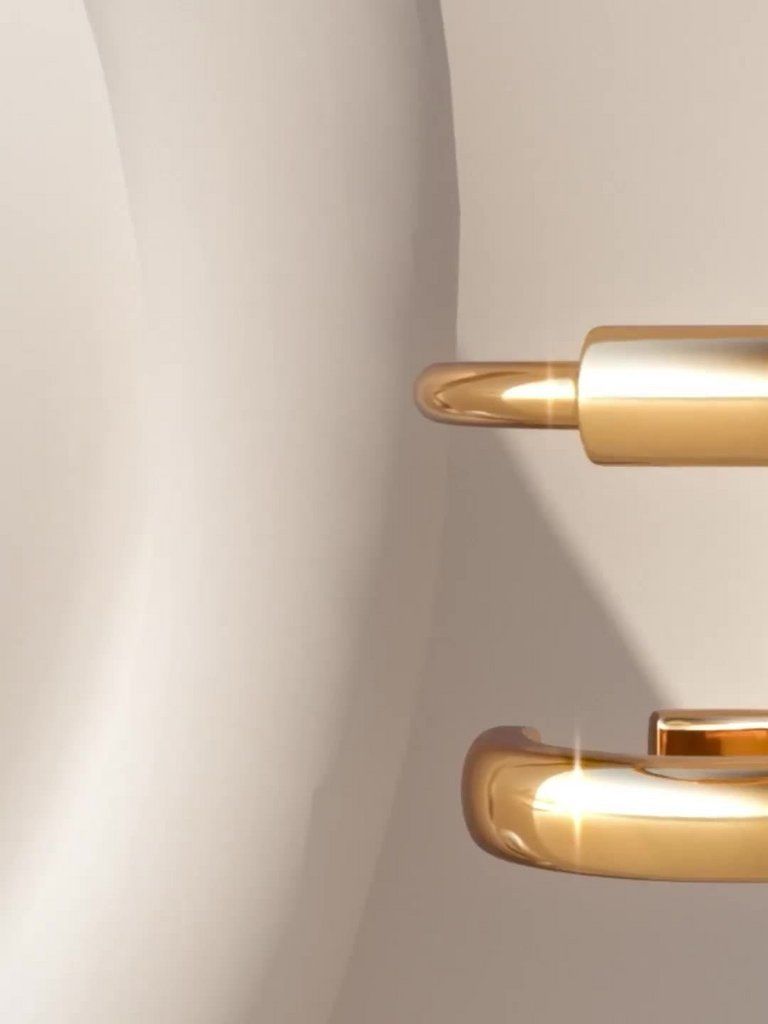 Double Huggie Hoop Earrings