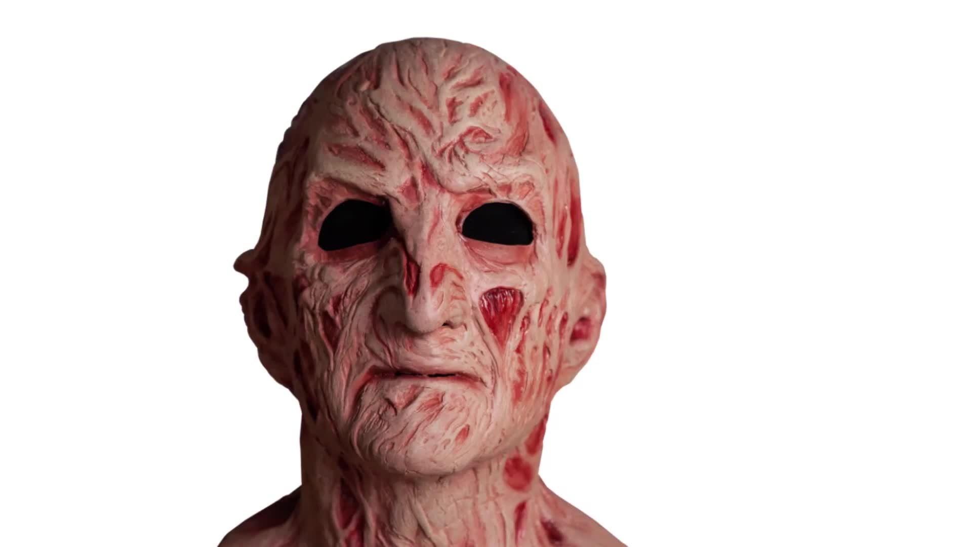 Freddy Krueger Face Mask Deluxe - A Nightmare on Elm Street 4