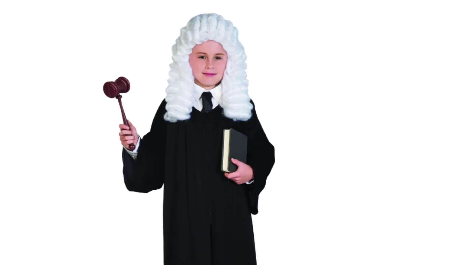 Black Judge Robe for Kids