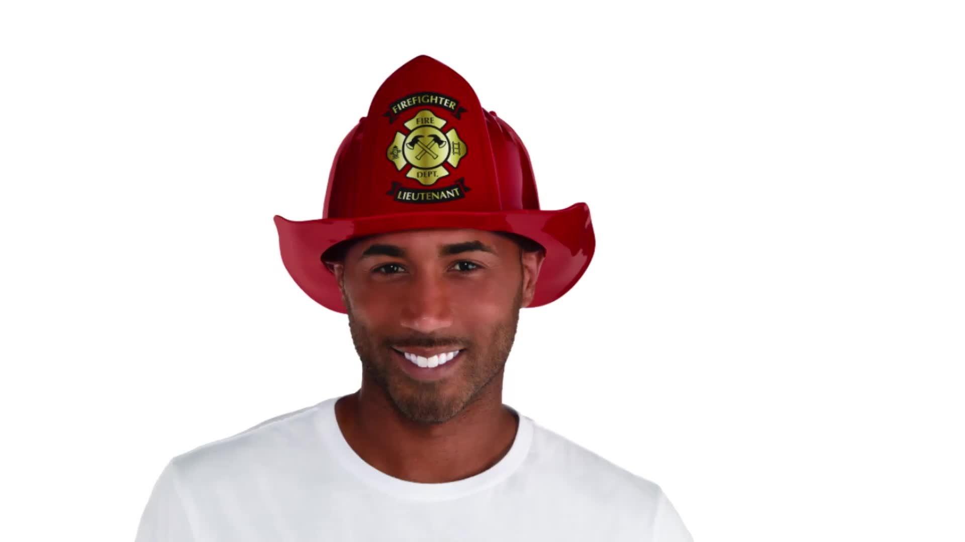 Firefighter Lieutenant Helmet for Adults