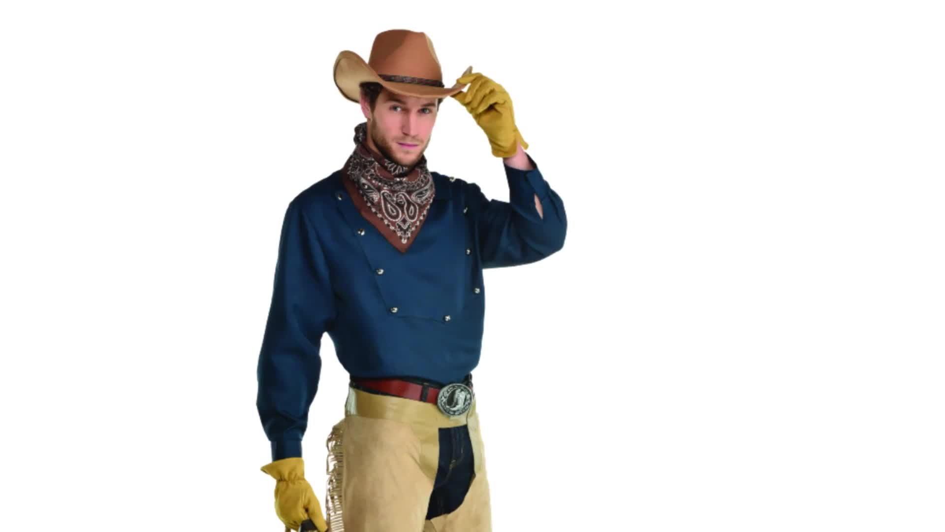 Beige Western Leather Chaps