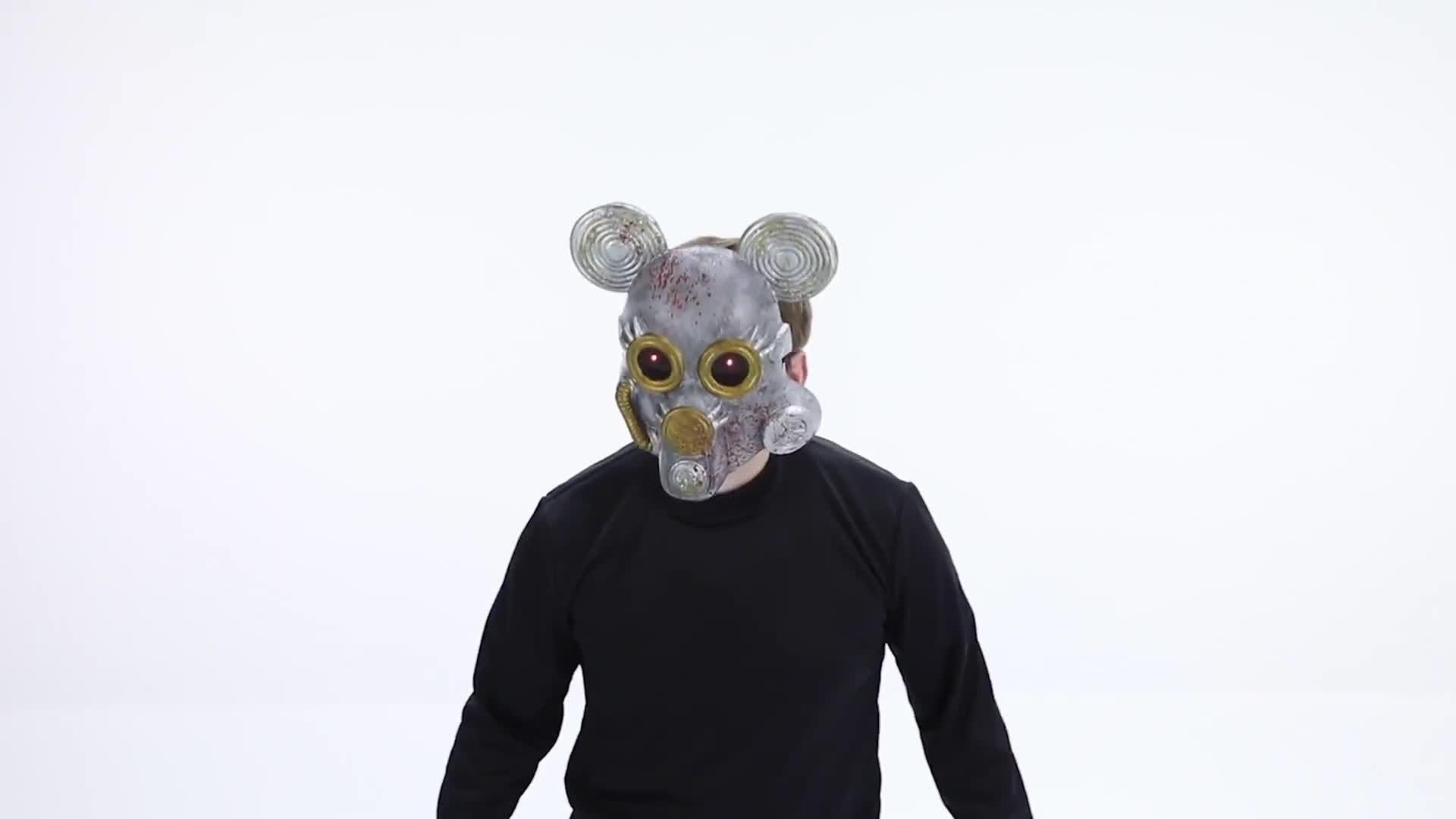 Steampunk Mutated Mouse Light-Up Mask