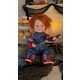 Animatronic Chucky Doll, 9in x 11.8in - Halloween Decoration