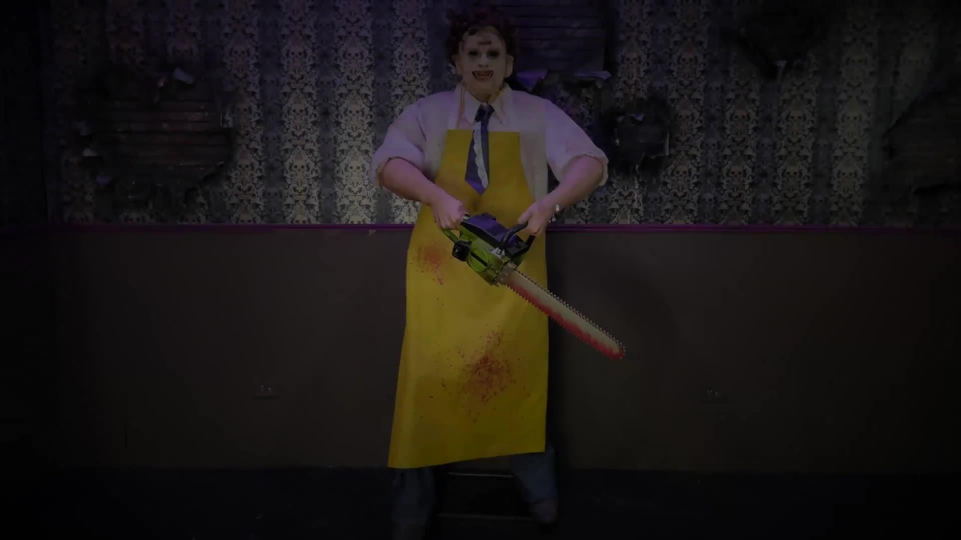 Animatronic Leatherface, 6.6ft Texas Chainsaw Massacre Party City