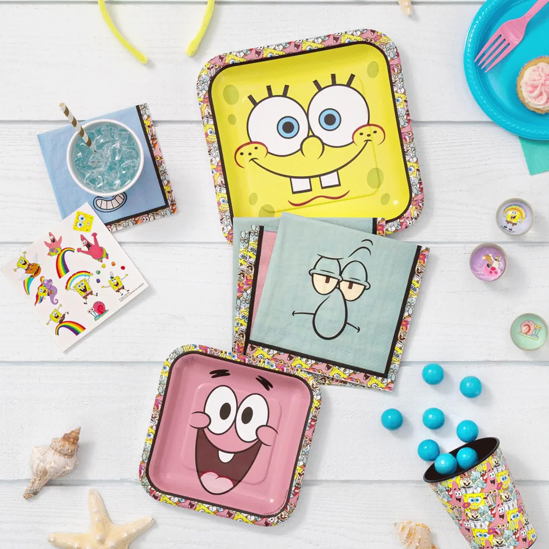 Squidward Paper Lunch Napkins, 6.5in, 16ct - SpongeBob SquarePants