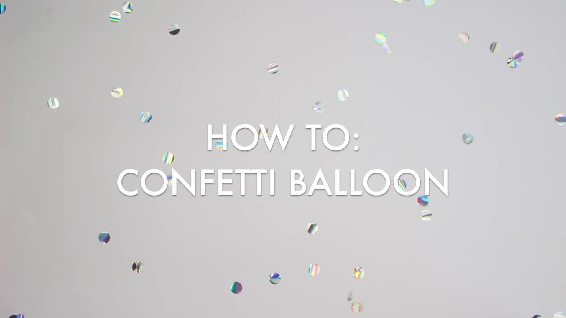 6ct, 12in, Confetti Balloons