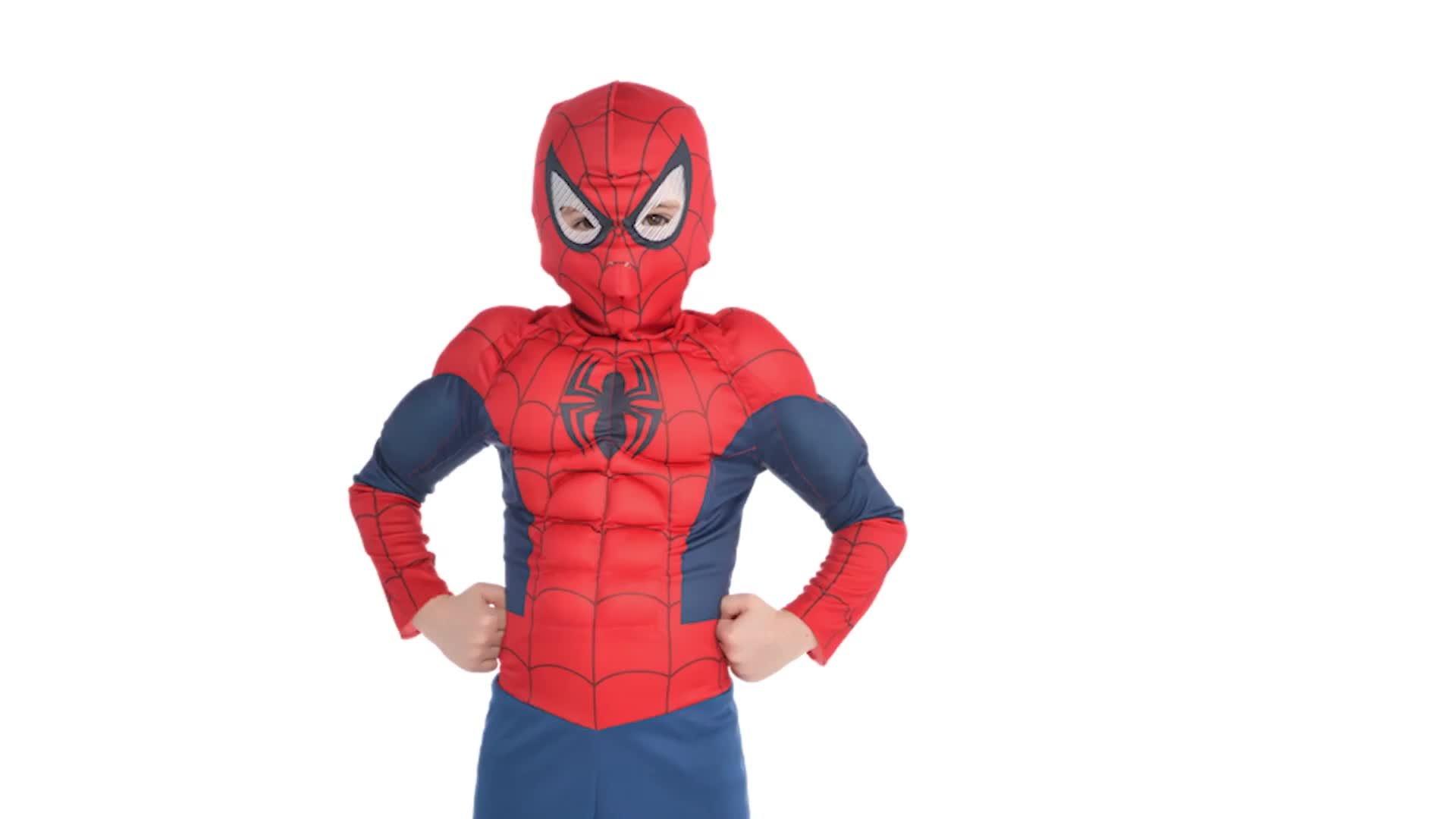 Boys Classic Spider-Man Muscle Costume