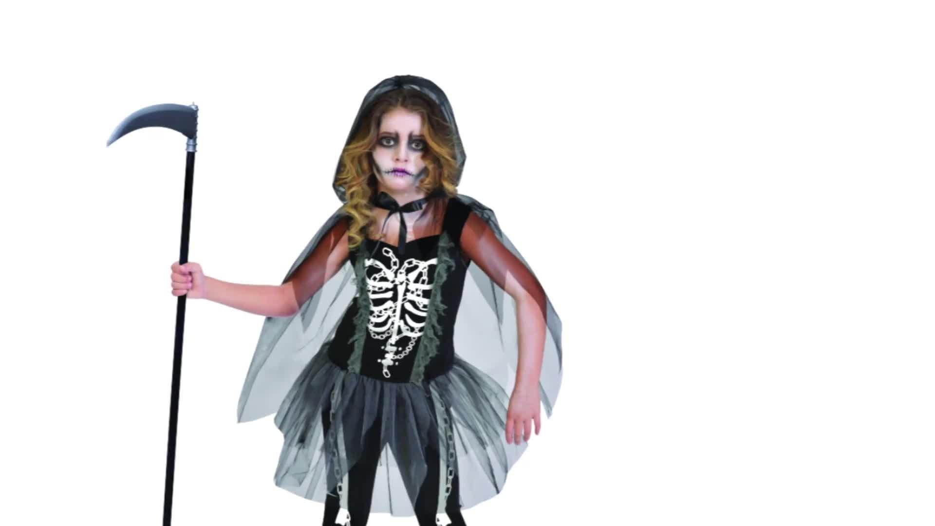 Girls Grim Reaper Costume