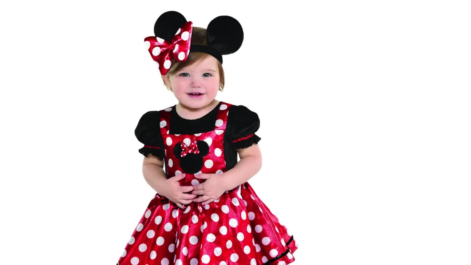 Kids' Red Polka Dot Minnie Mouse Costume - Disney