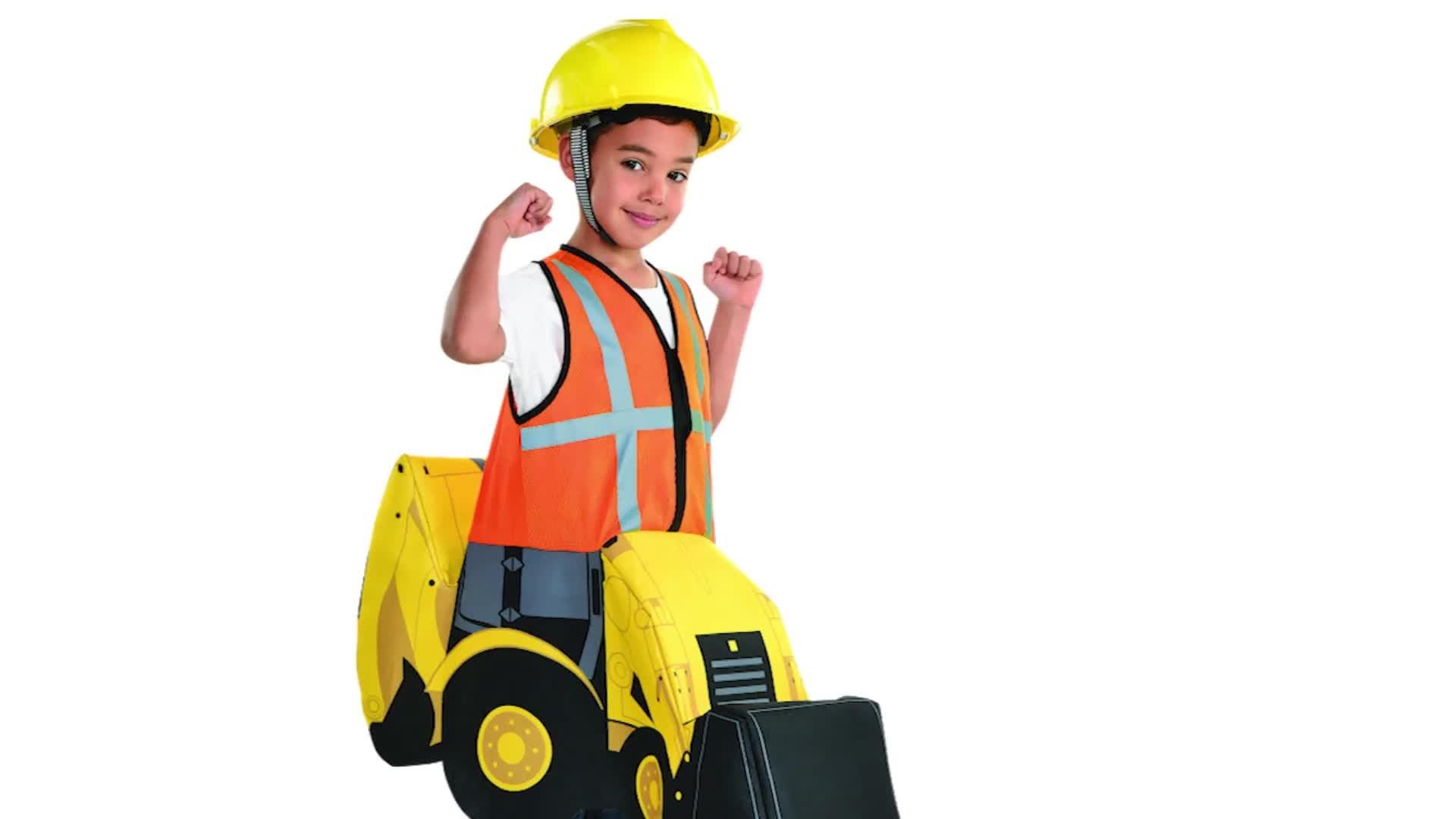 Kids' Construction Digger Ride-On Costume