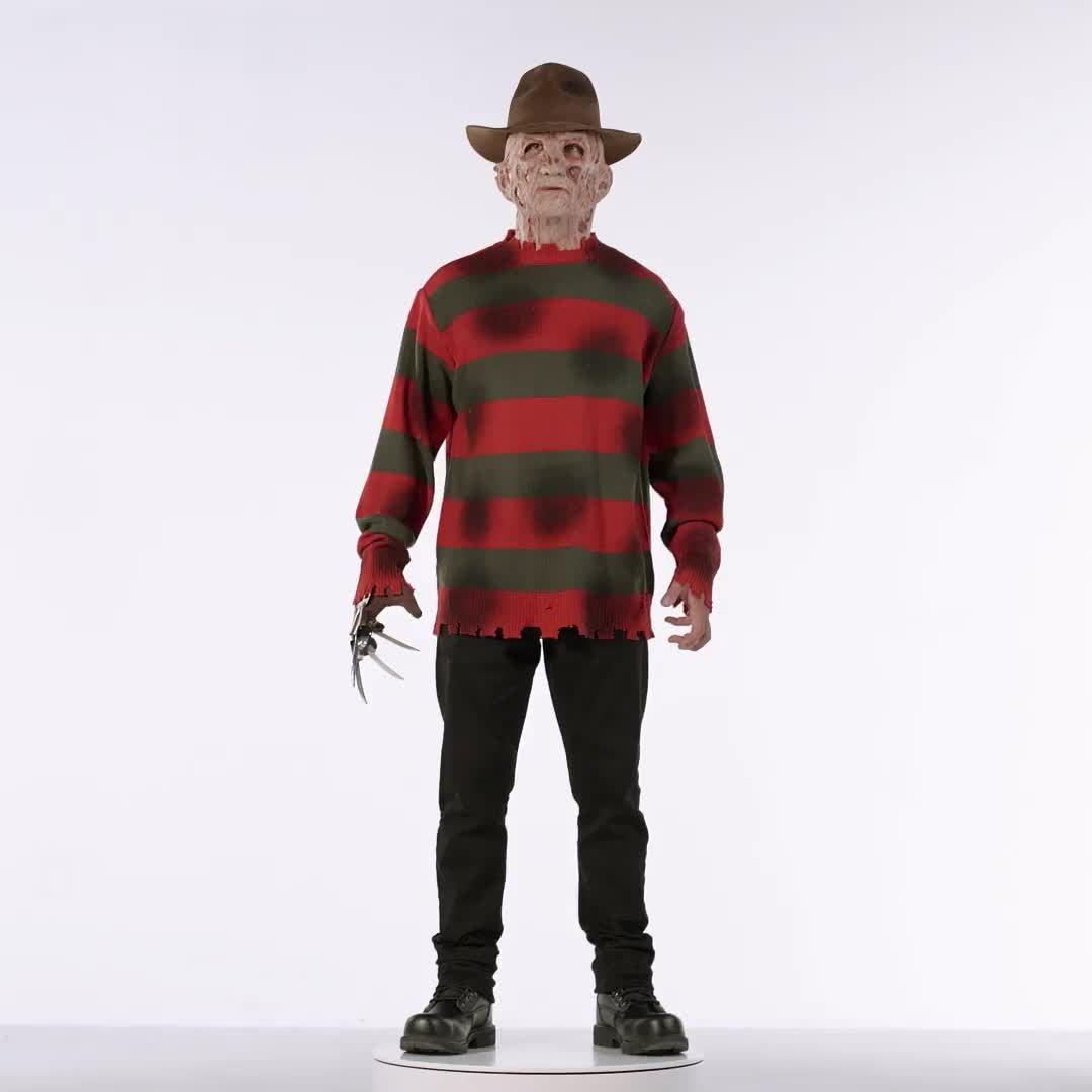 Adult Freddy Krueger Sweater Deluxe A Nightmare on Elm Street