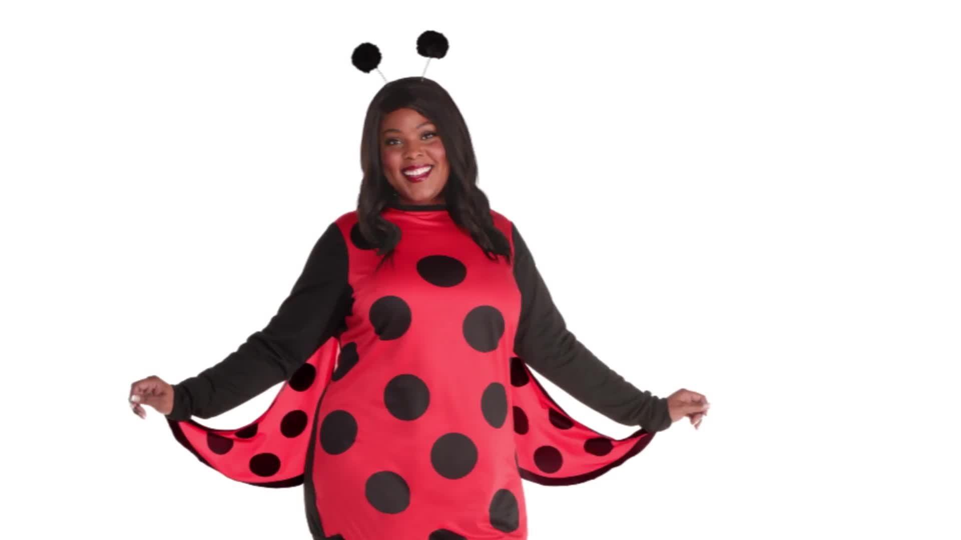 Adult Lovely Ladybug Costume - Plus Size