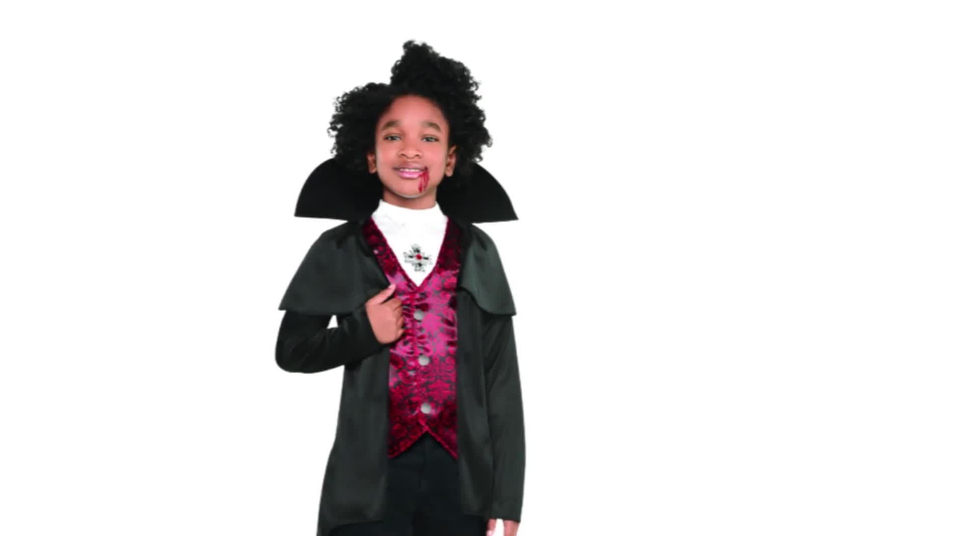 Kids' Dark Count Vampire Costume