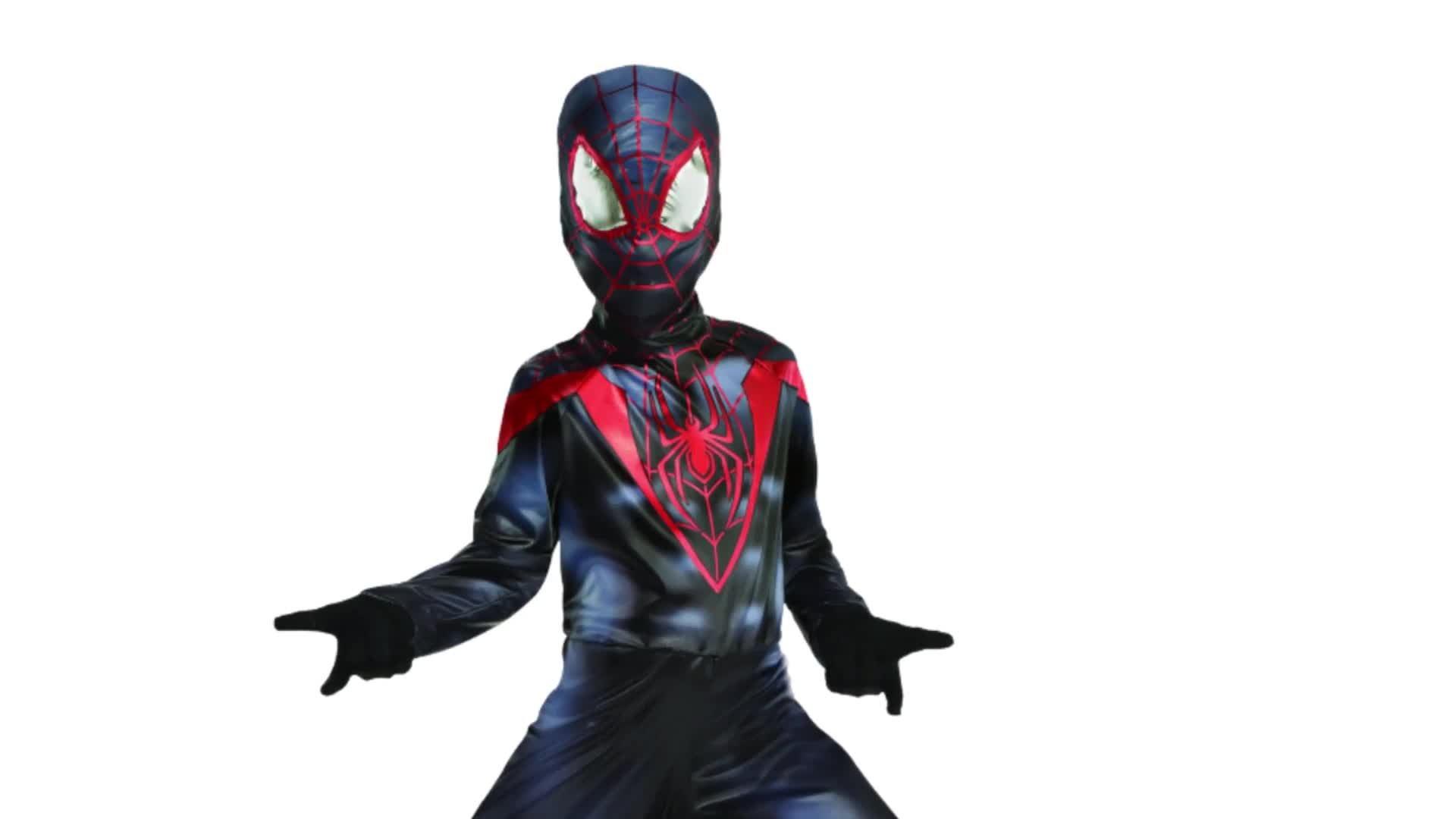 Kids' Miles Morales Spider-Man Costume - Into the Spider-Verse