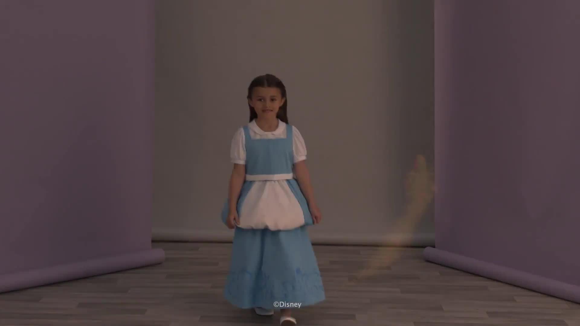 Kids' Transforming 2-in-1 Belle Costume