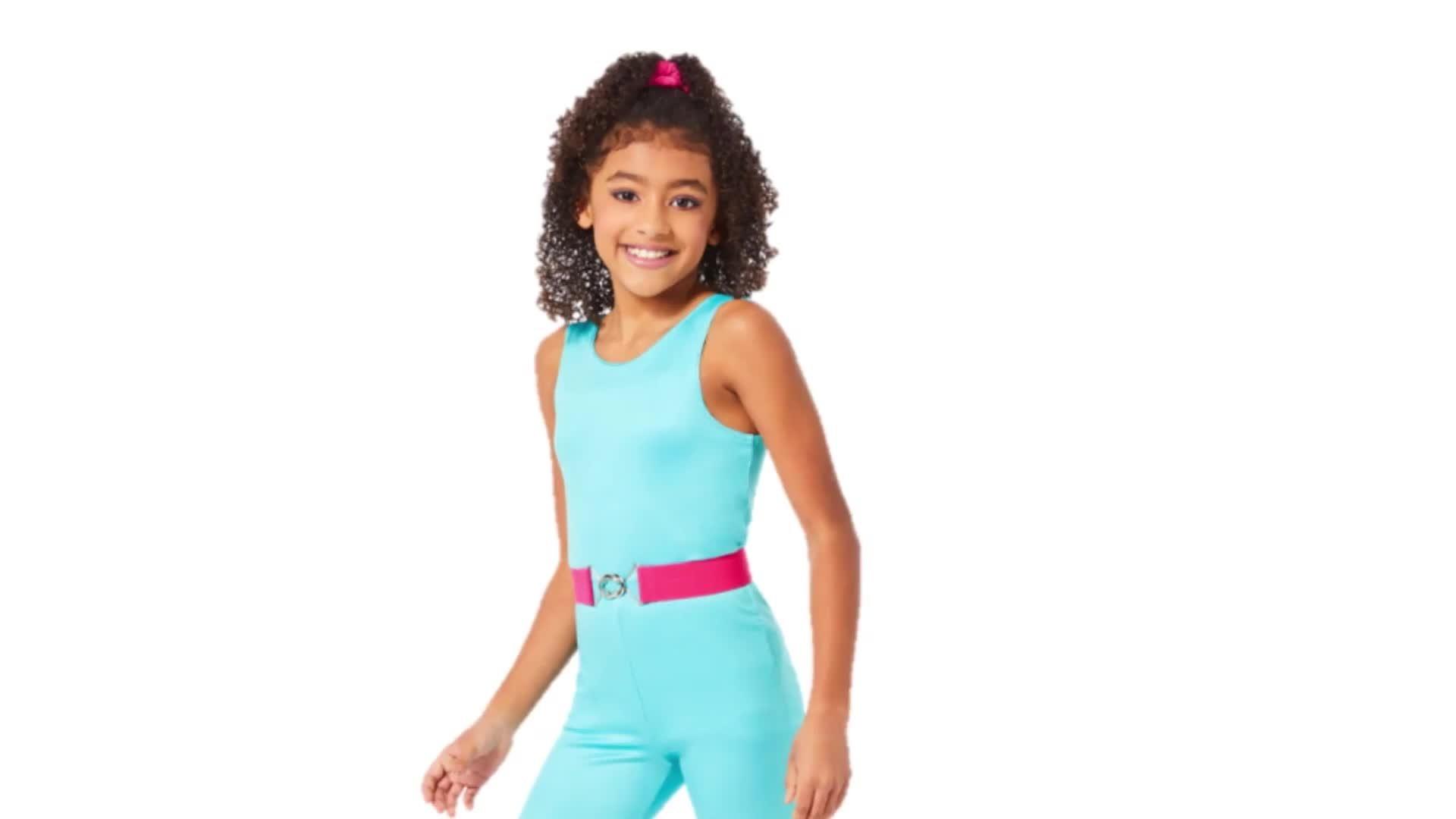 Kids' Classic Aerobic Barbie Costume - Mattel