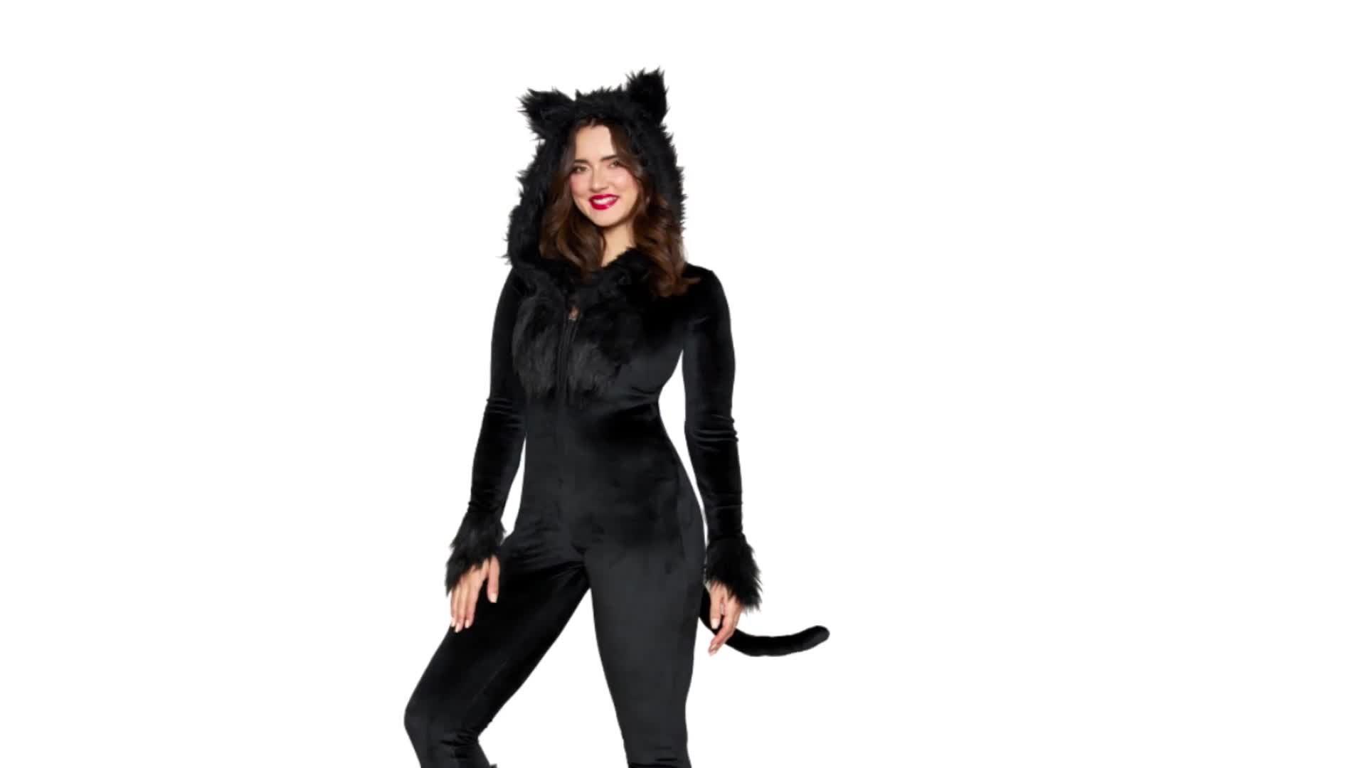 Adult Black Cat Costume