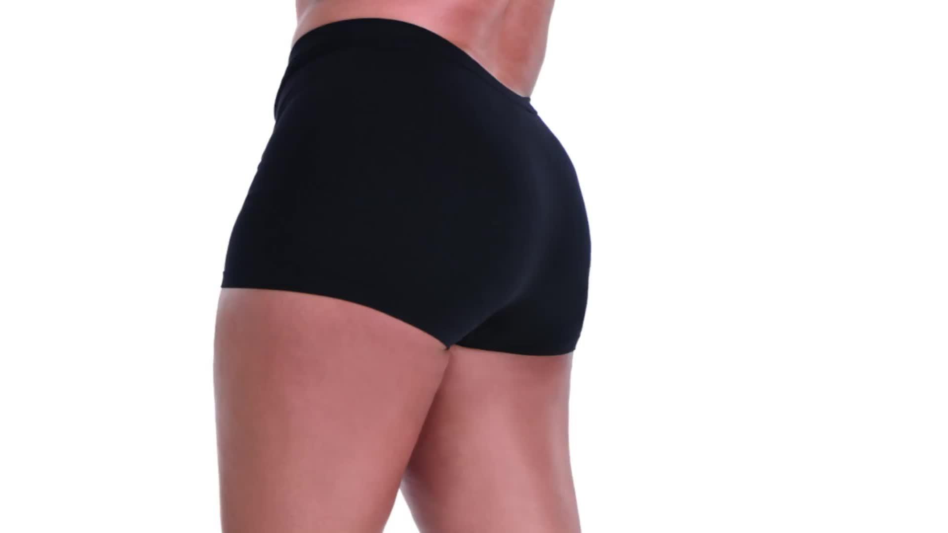 Adult Black Boyshorts Plus Size