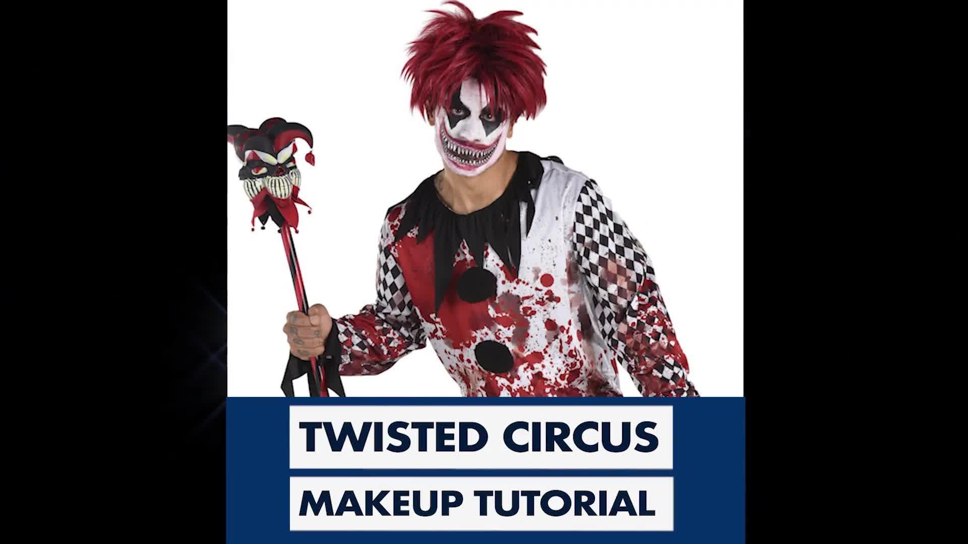 Adult Bloody Killer Clown Shirt - Twisted Circus