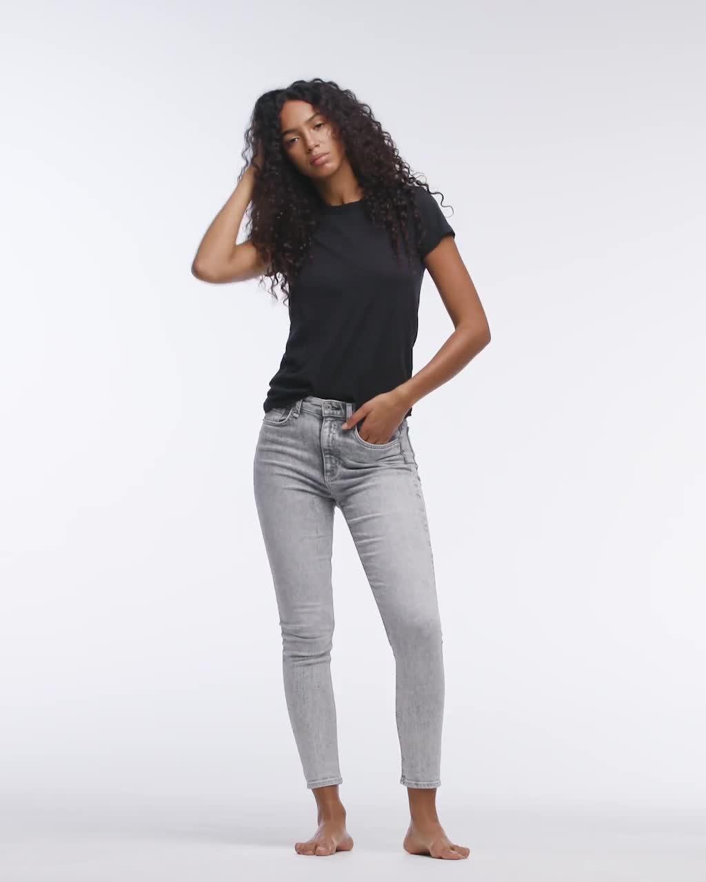 Rag and bone raw hem ankle skinny hot sale jeans black