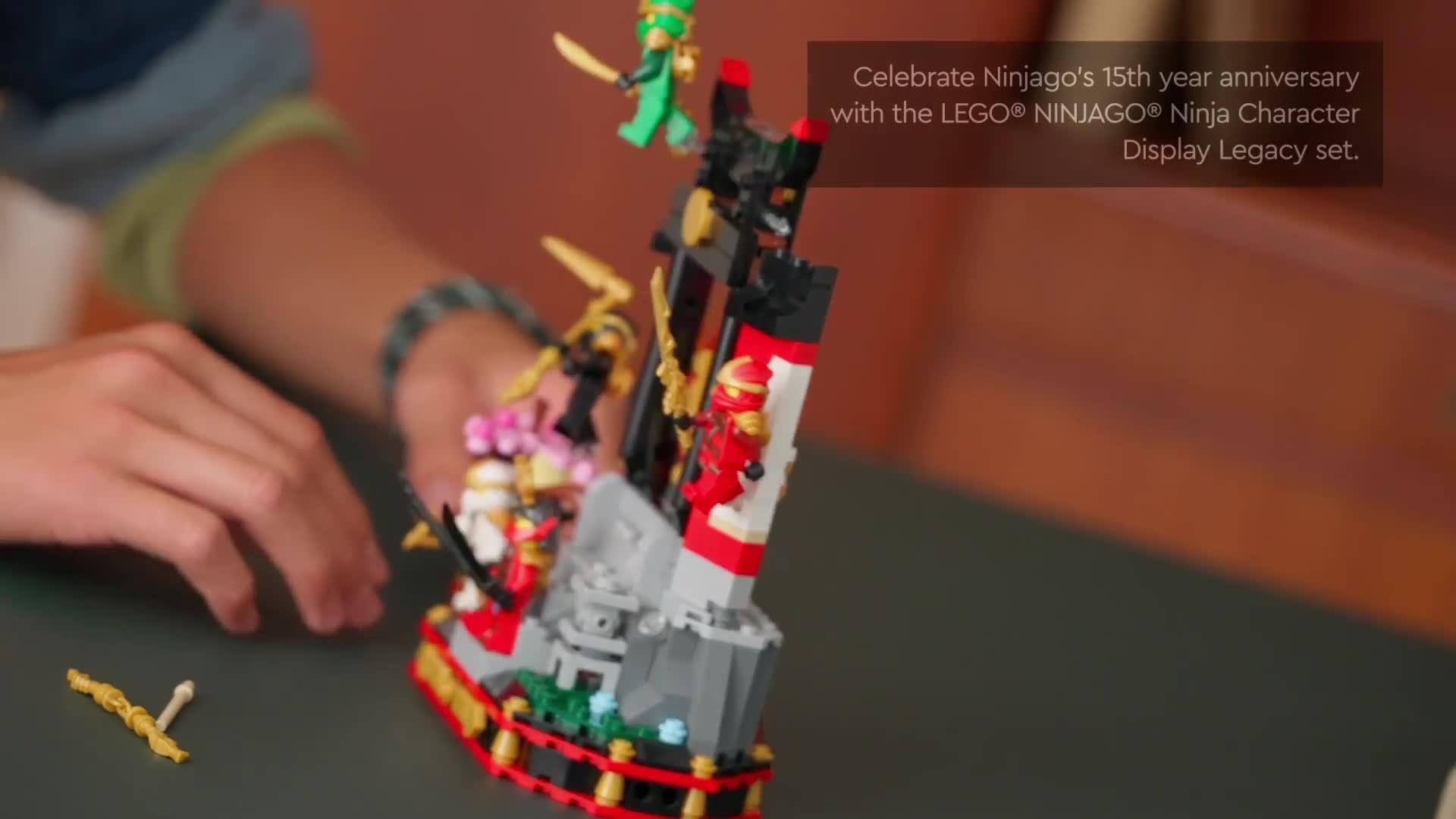 LEGO® Ninjago Ninja Character Display 15th Anniversary 71866
