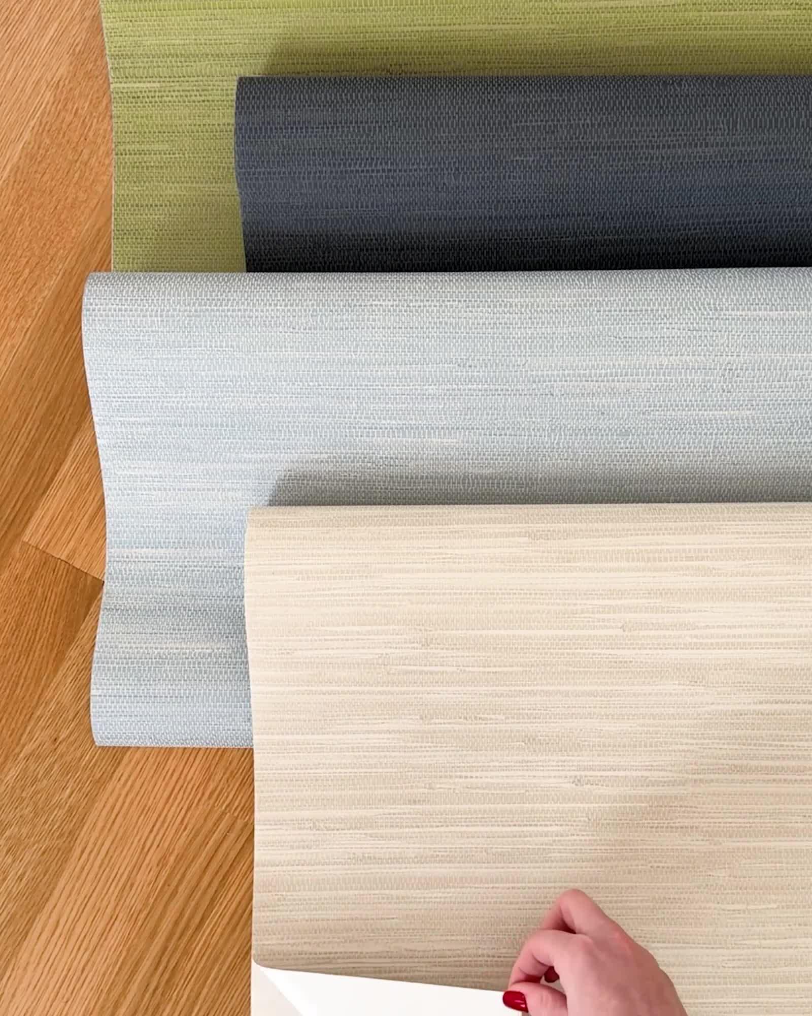 Grasscloth Removable Wallpaper Demo