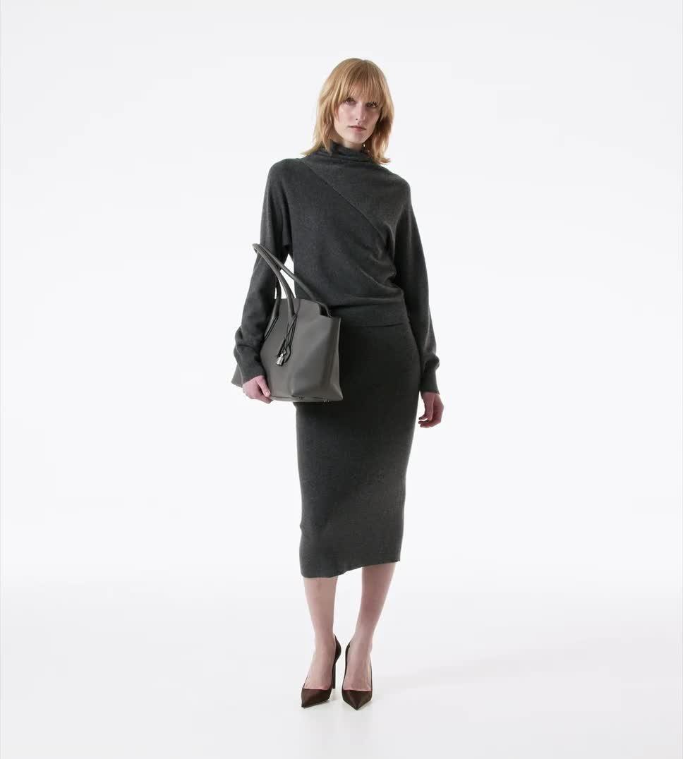 BELOW THE KNEE CASHMERE COTTON SKIRT | Tom Ford Fashion