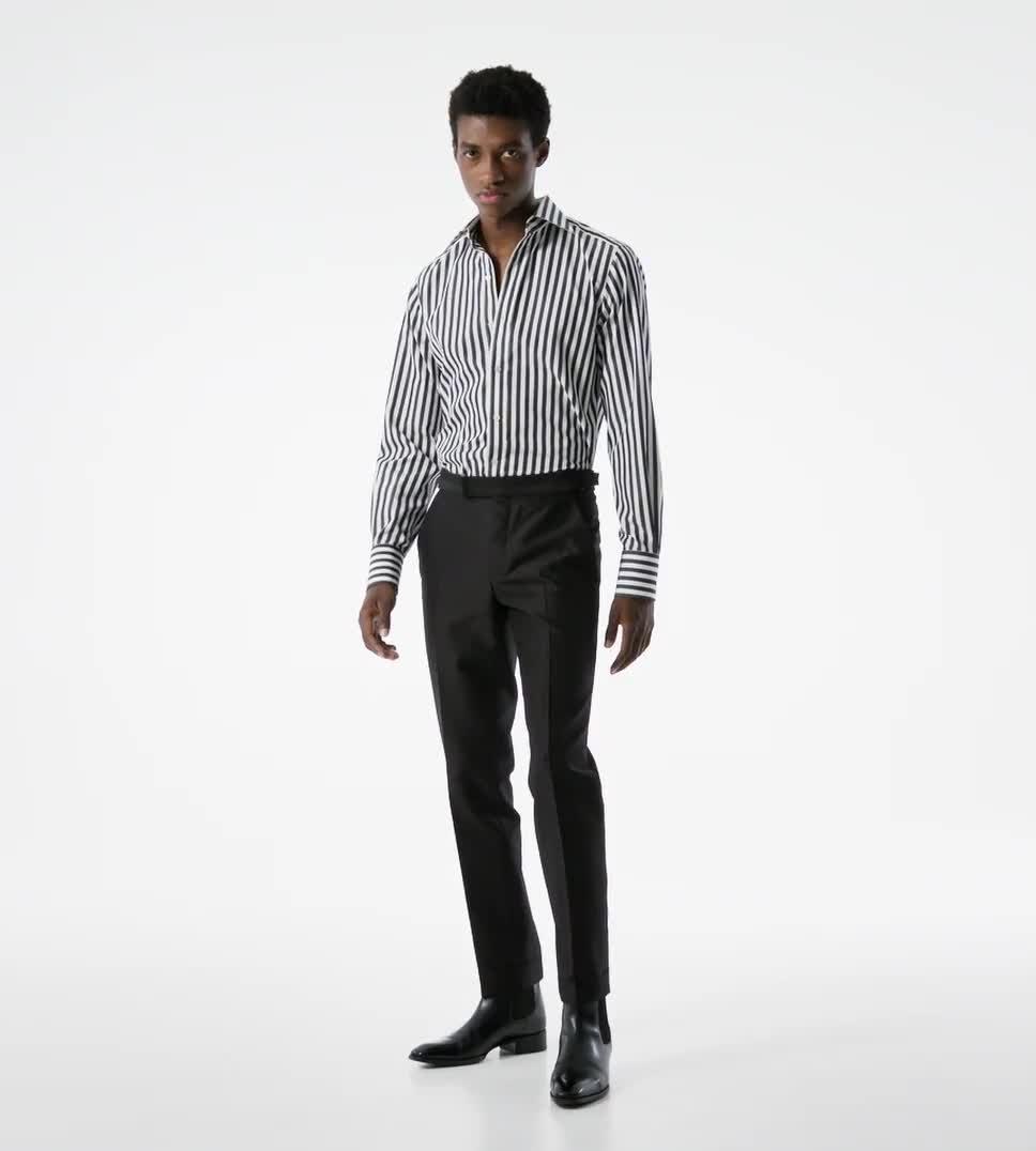 GRAND BANGLE SLIM FIT SHIRT | TOM FORD Fashion