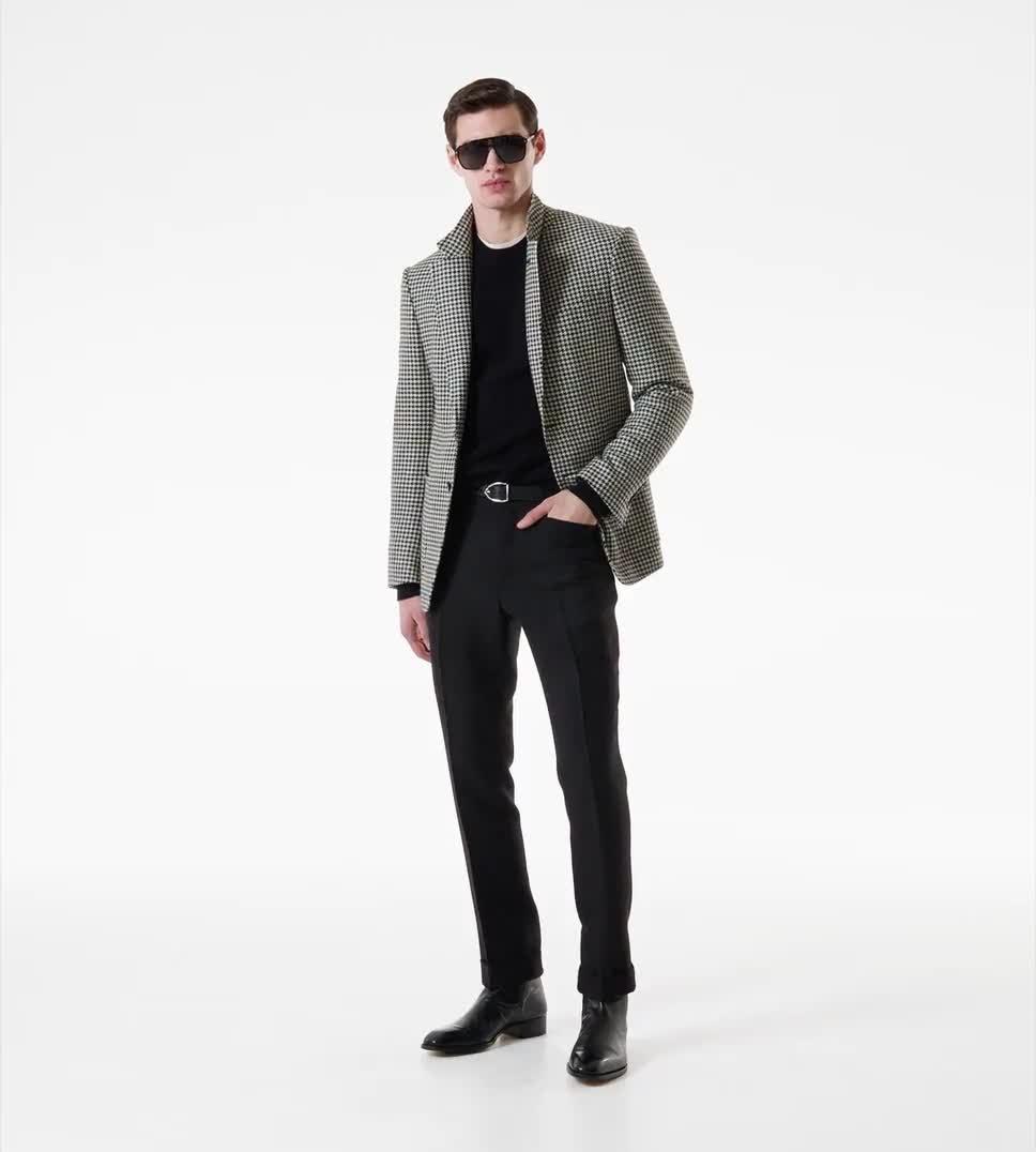 PIED DE POULE SHELTON JACKET | Tom Ford Fashion