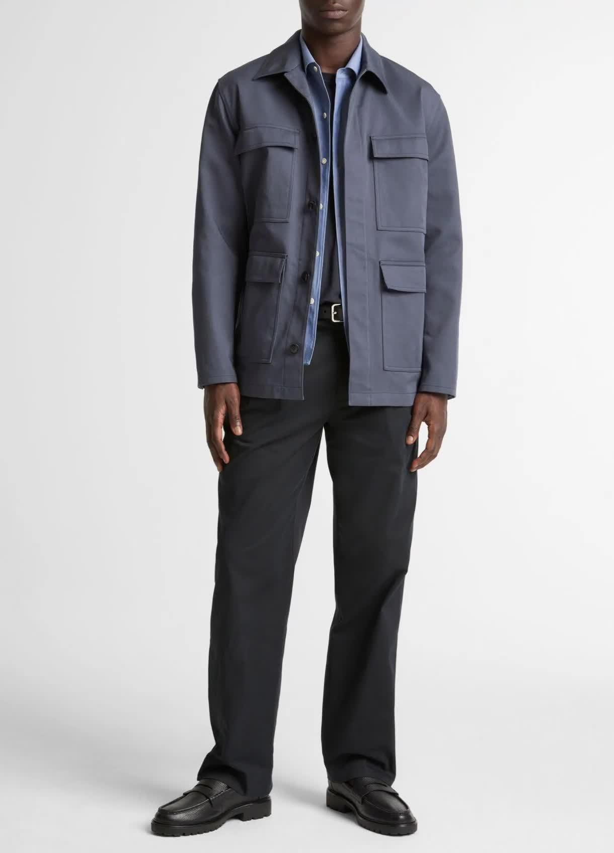 Brushed Cotton Twill Chore Coat image number 0