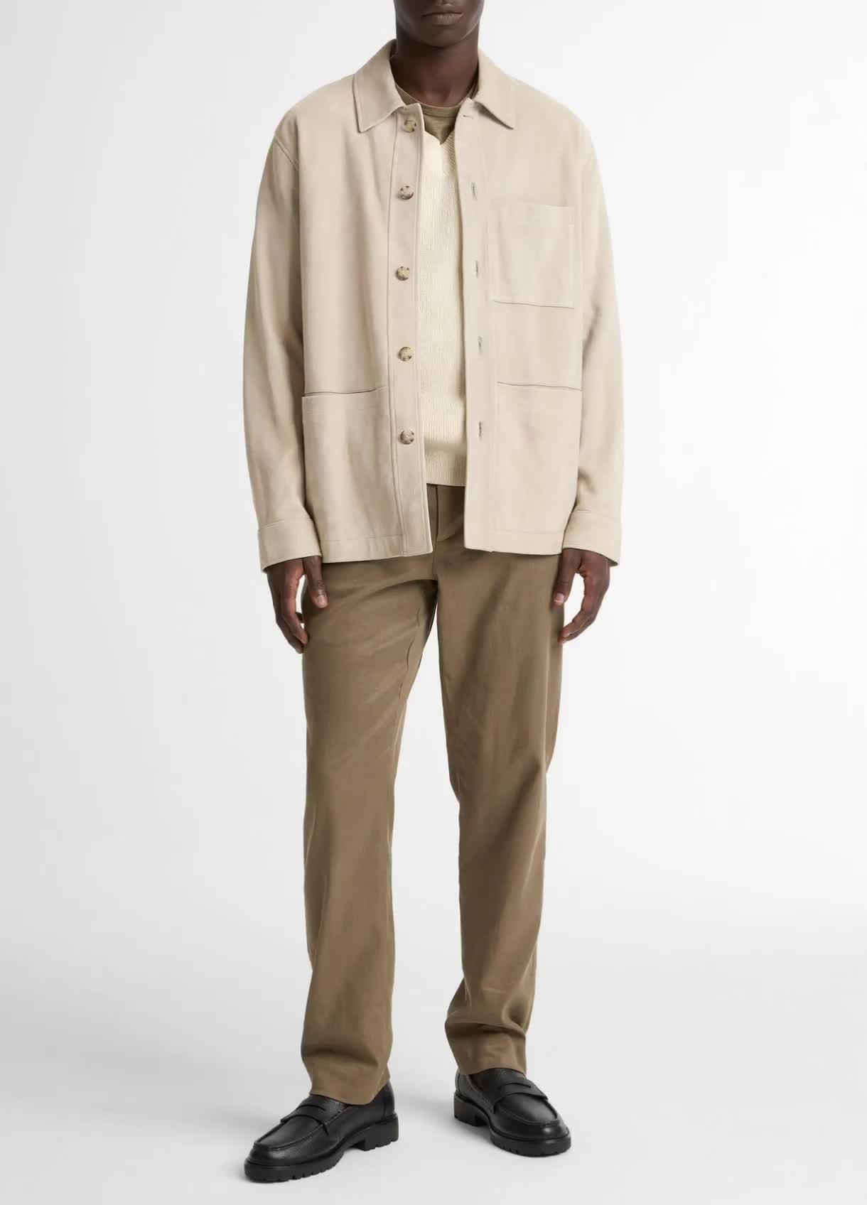 Suede Utility Jacket image number 0