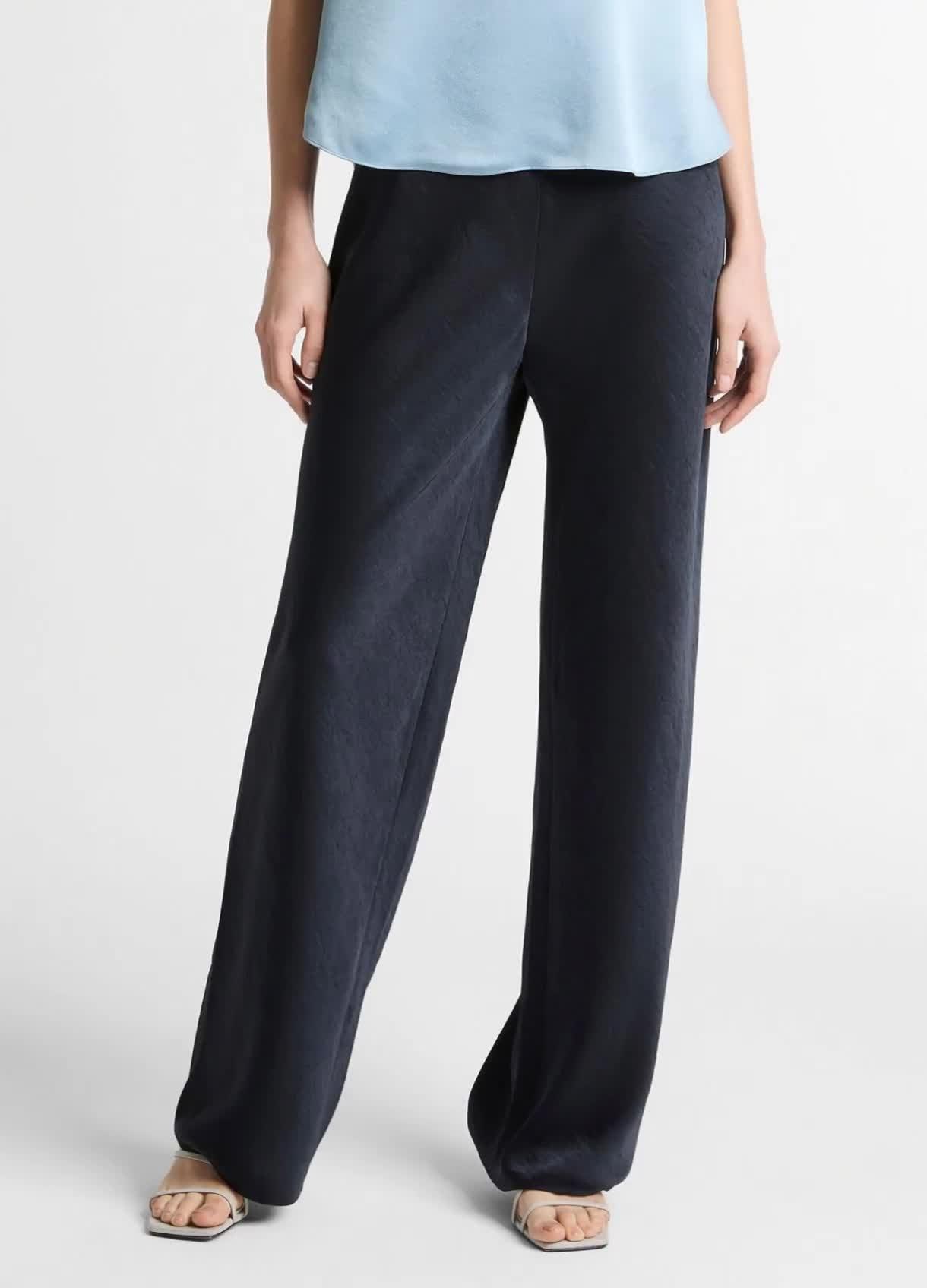 Colette High-Rise Fluid Satin Bias Pant image number 0