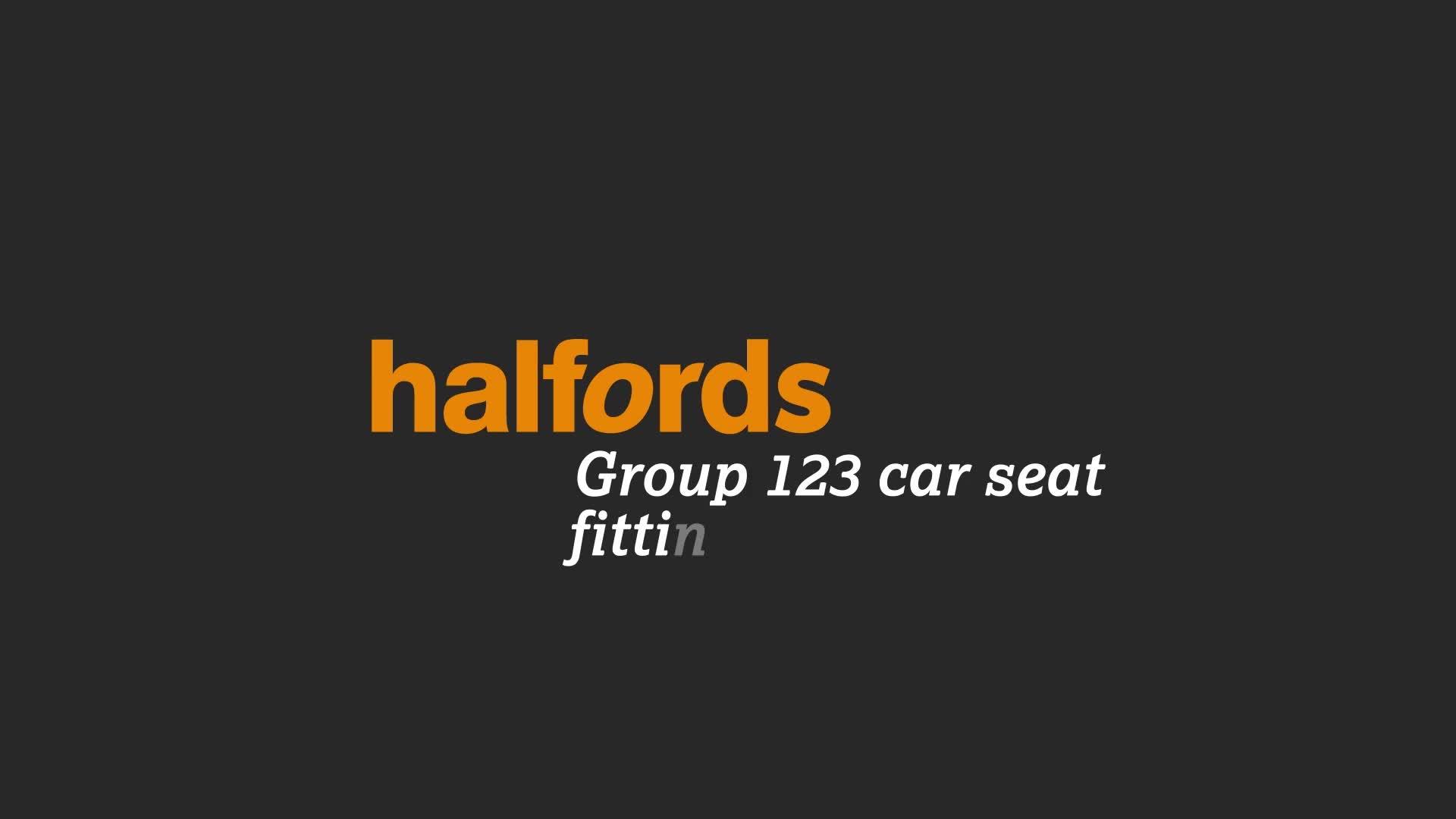 Fitting halfords essentials hot sale 123 car seat