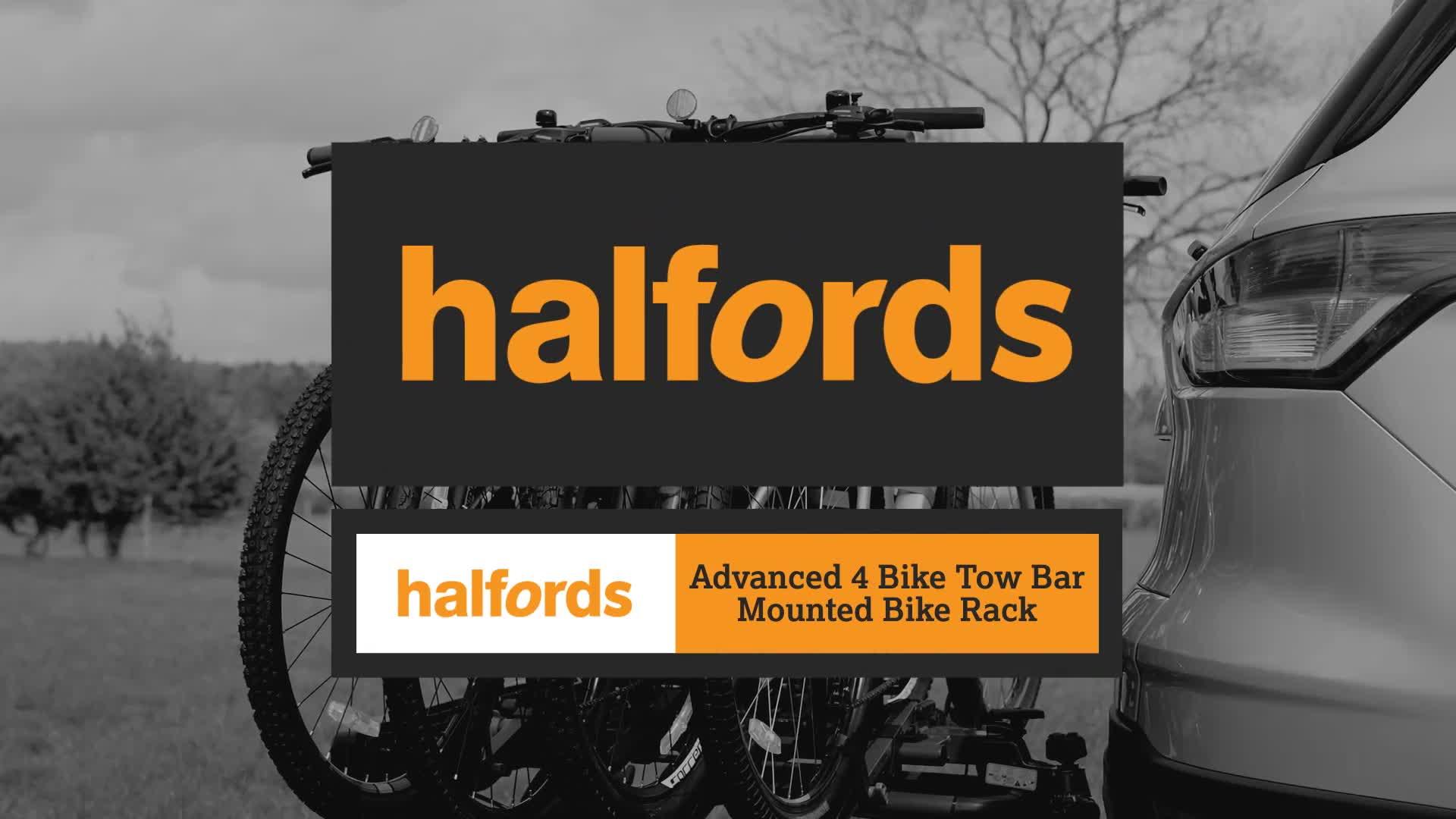 halfords 4 bike towbar rack