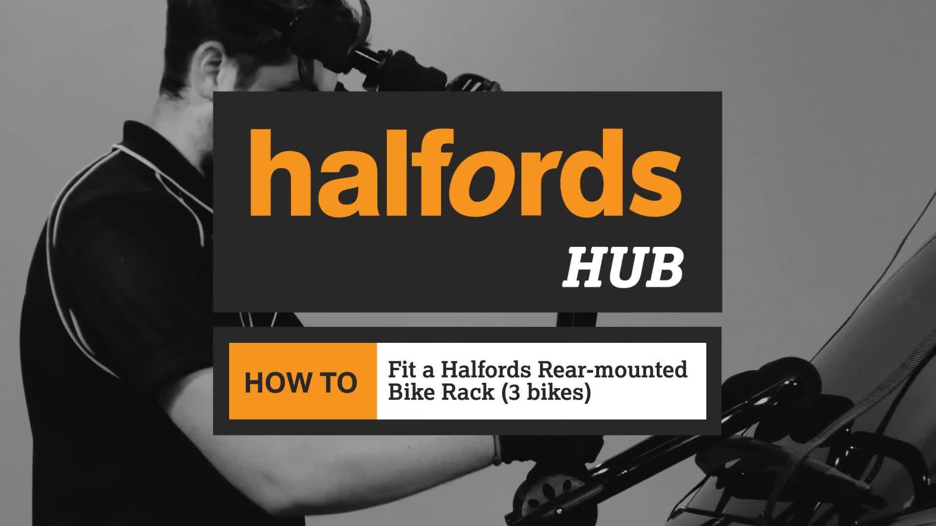 halfords 3 bike rack fitting instructions