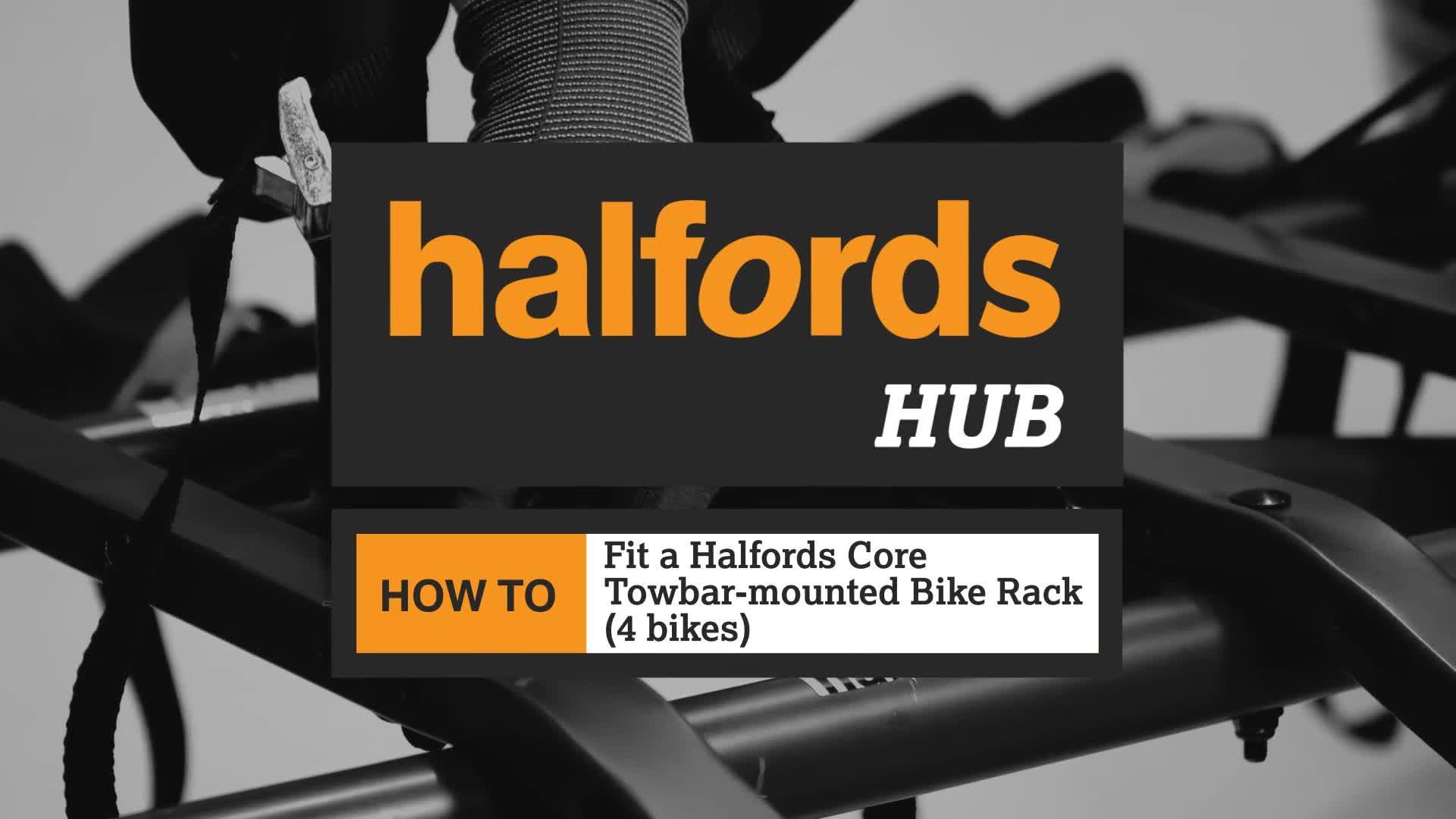 halfords bike rack tow bar